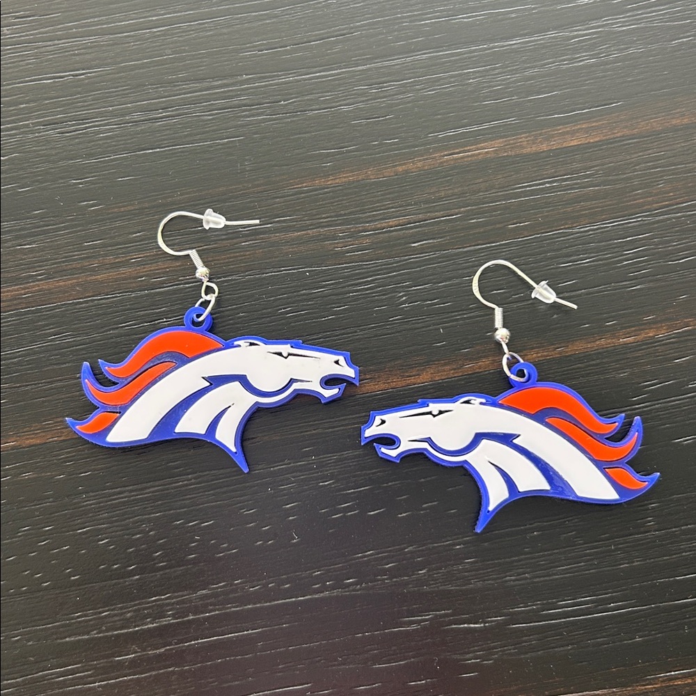 Broncos Earrings